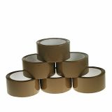 Low Noise Brown Sealing Tape 48mm x 66m - 6 Pack - £4.20